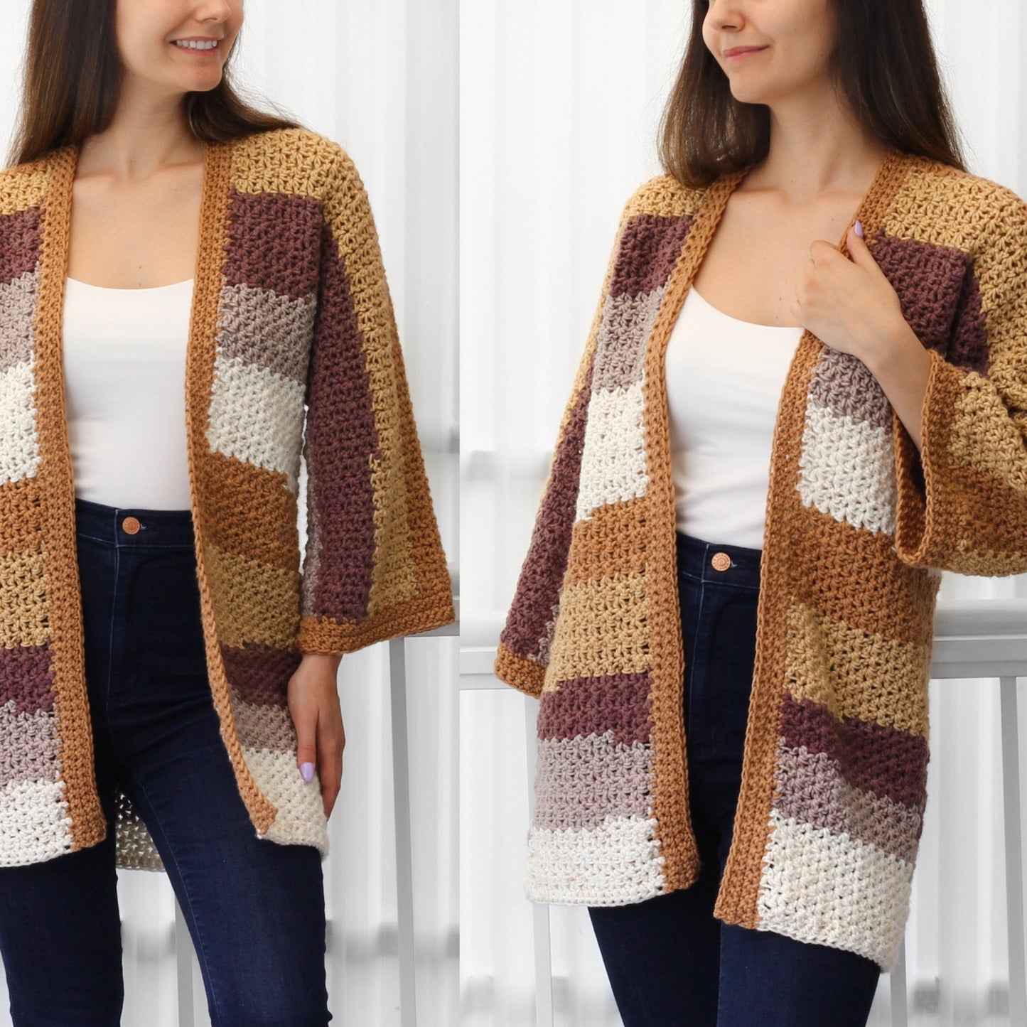 Häkelanleitung CHLOE Kimono Cardigan – PDF (XS–3XL) - Hakel Liebe