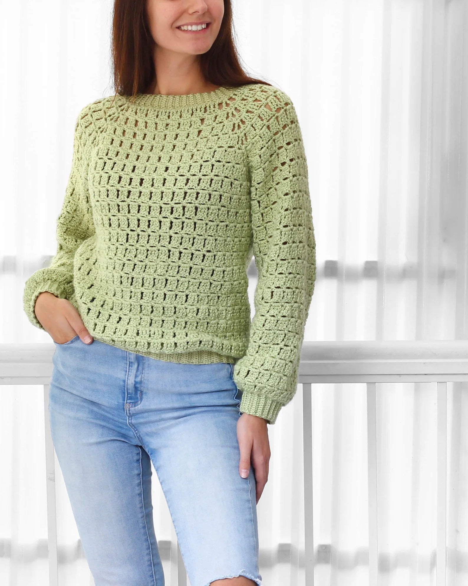 Häkelanleitung Amaya Einfacher - Raglan Sweater – PDF (XS–3XL) - Hakel Liebe