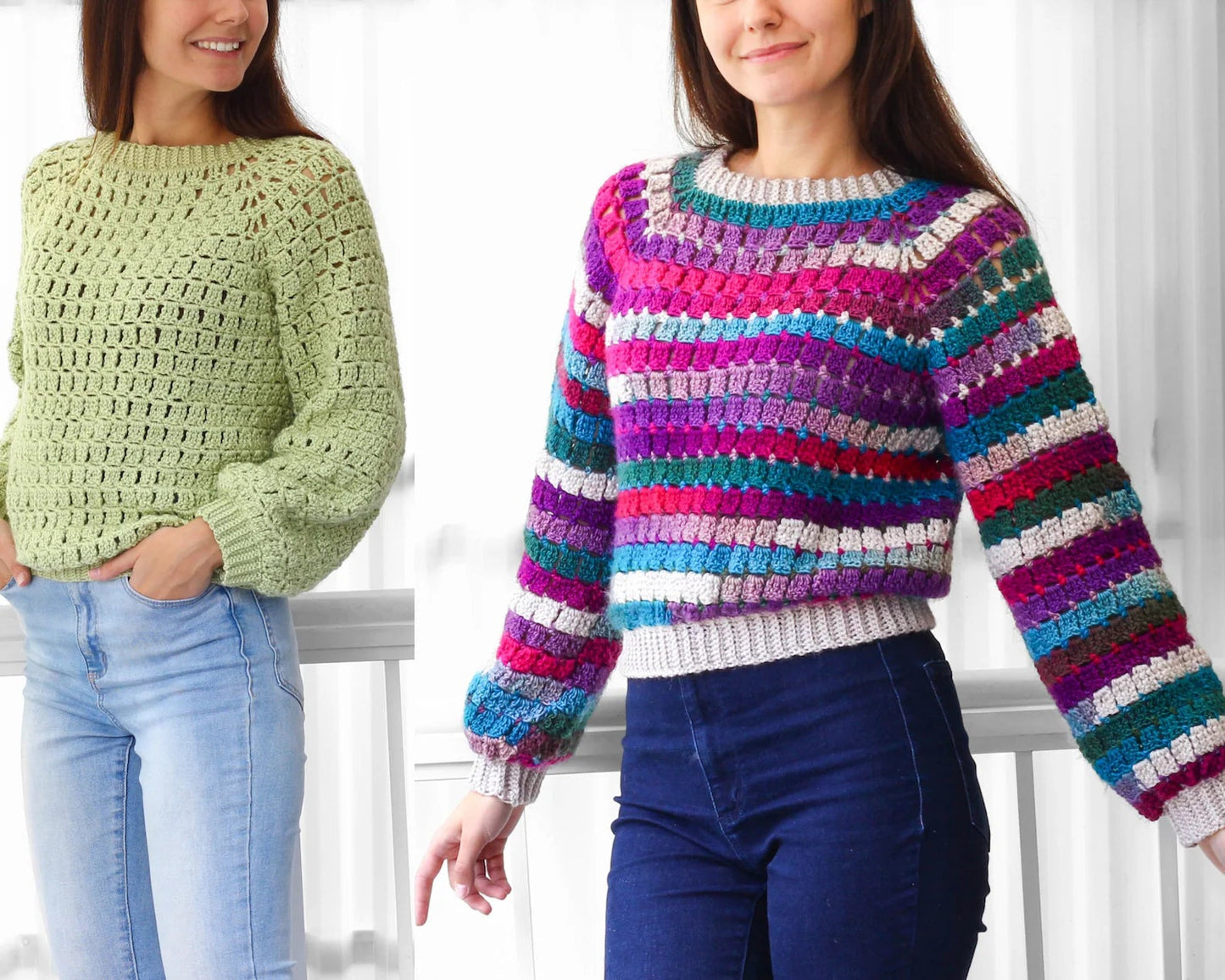 Häkelanleitung Amaya Einfacher - Raglan Sweater – PDF (XS–3XL) - Hakel Liebe