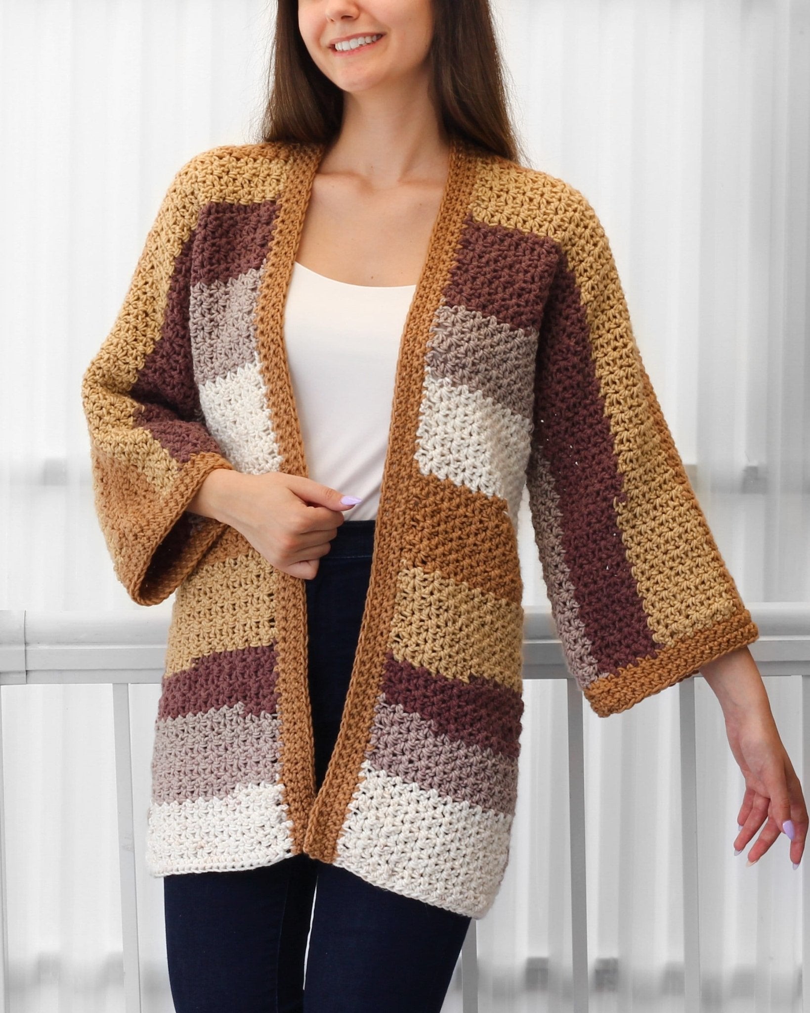 Häkelanleitung CHLOE Kimono Cardigan – PDF (XS–3XL) - Hakel Liebe