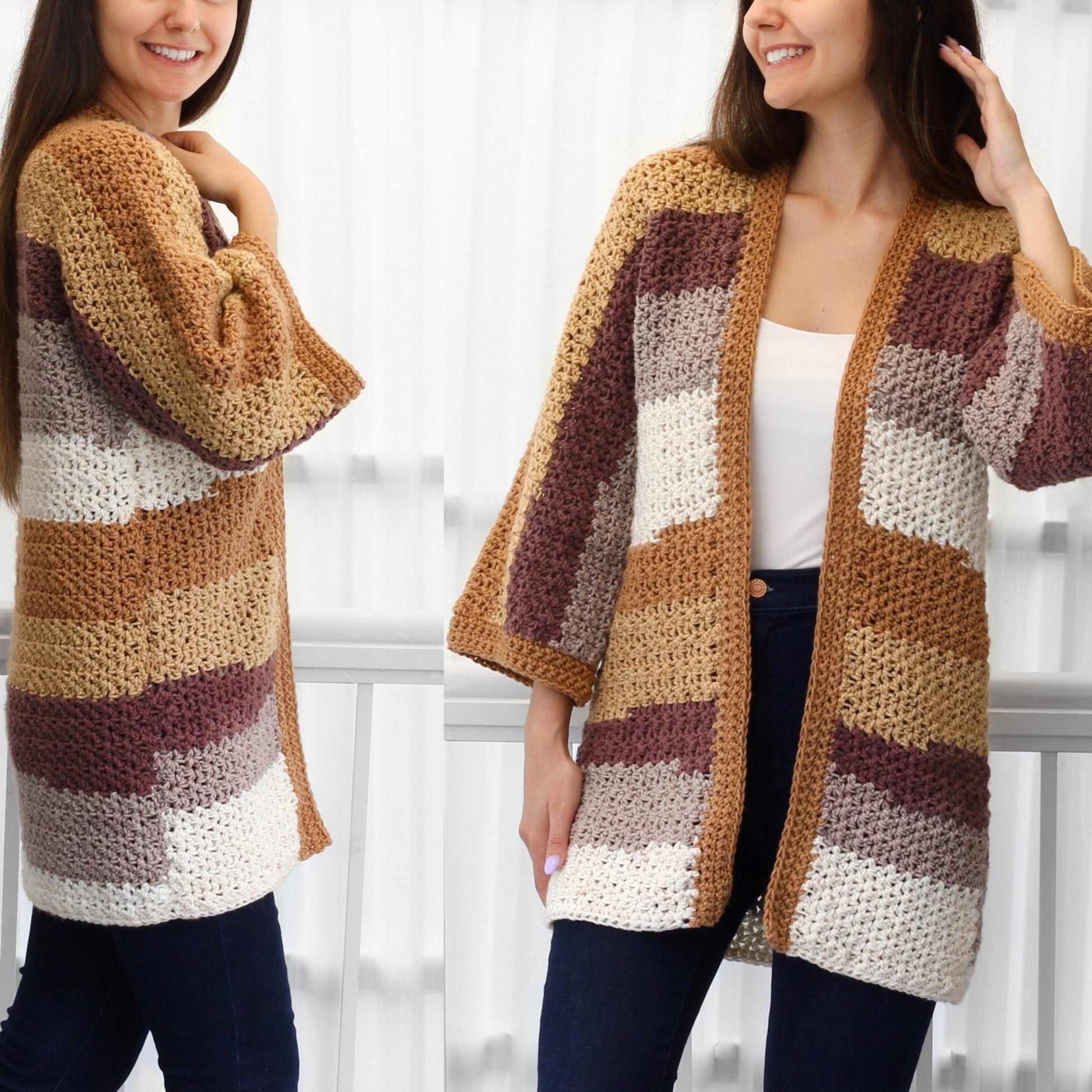 Häkelanleitung CHLOE Kimono Cardigan – PDF (XS–3XL) - Hakel Liebe