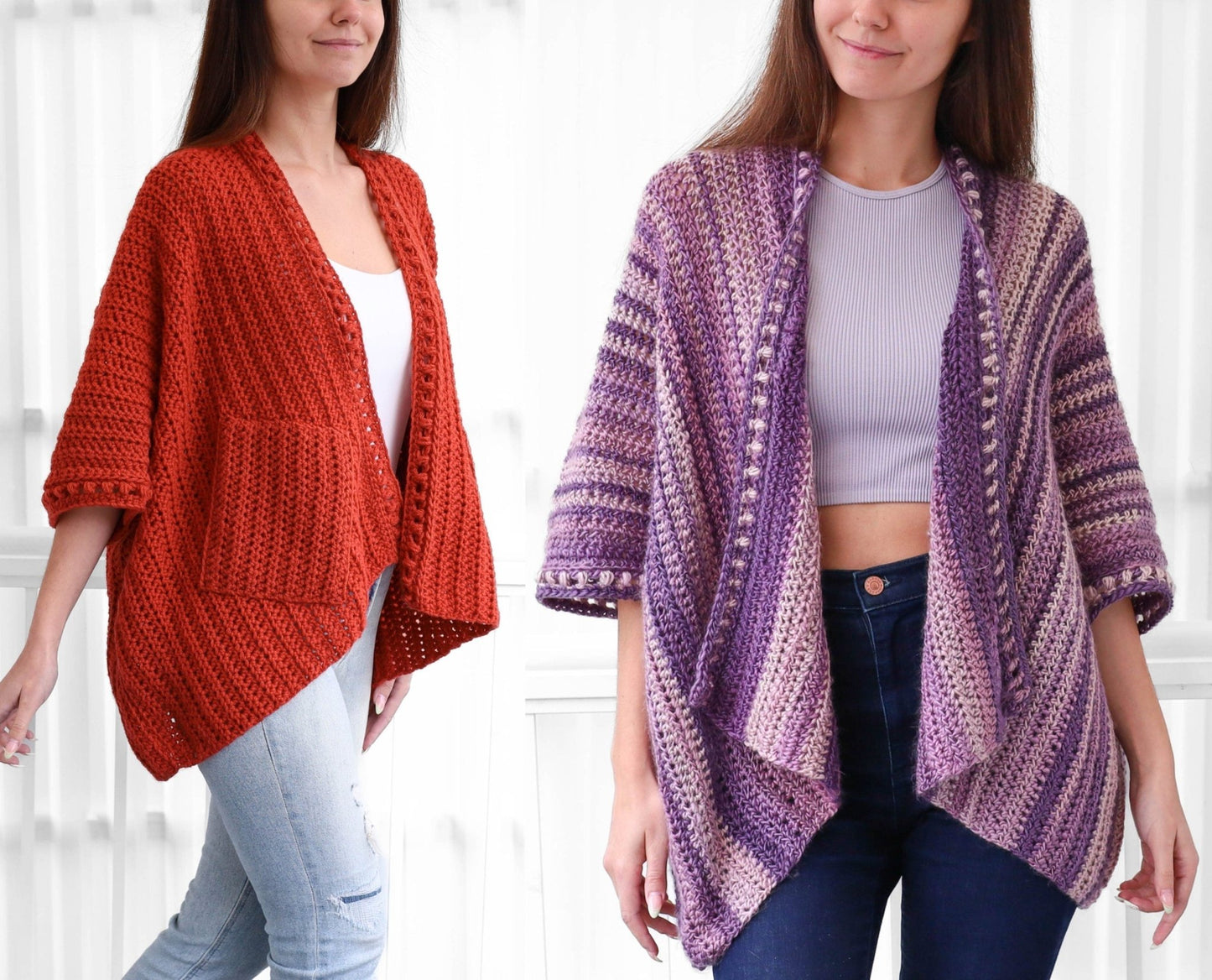 Häkelanleitung EMILY Poncho - Cardigan – PDF (XS–4XL) - Hakel Liebe