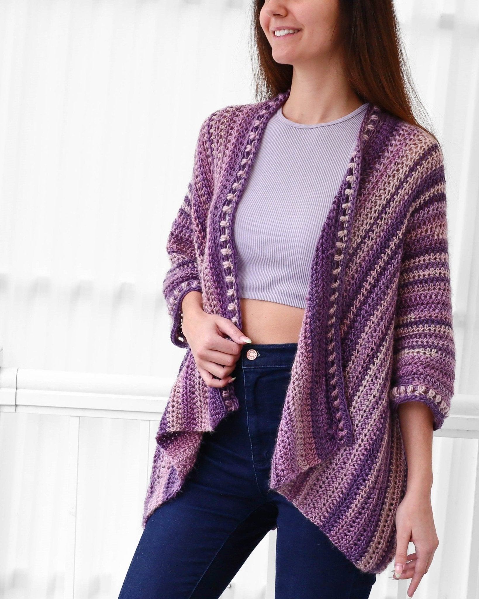 Häkelanleitung EMILY Poncho - Cardigan – PDF (XS–4XL) - Hakel Liebe