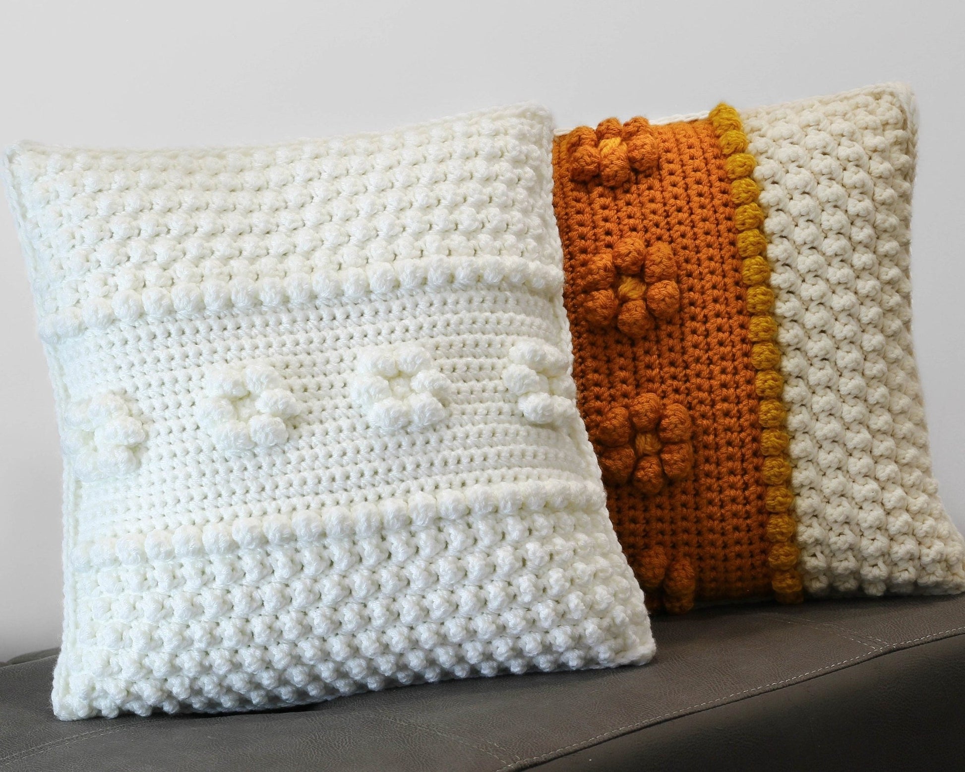 Häkelanleitung FLORA Kissen mit Noppen – PDF - Hakel Liebe