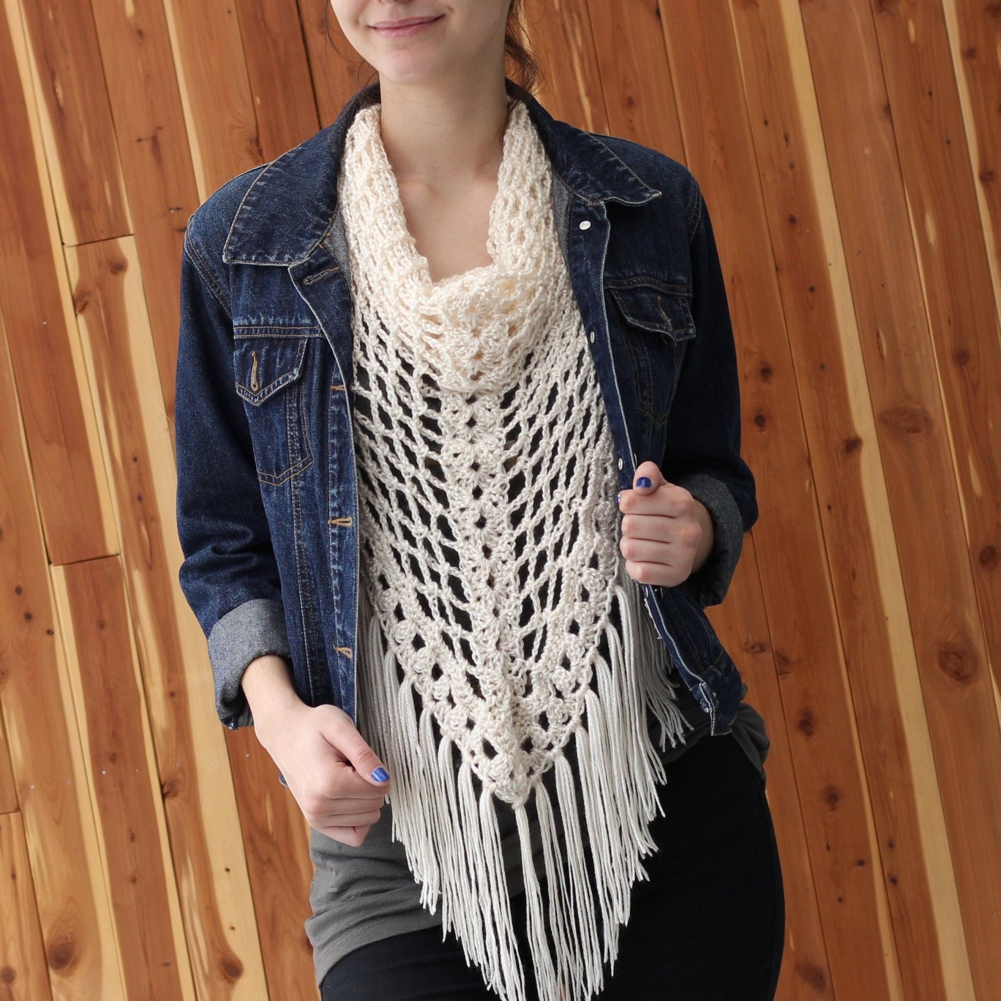 Häkelanleitung MEDA Boho Dreiecktuch – PDF Anfänger - Hakel Liebe